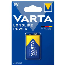 Varta Alkaline Batterien High Energy, Block 9V, 1 Stück