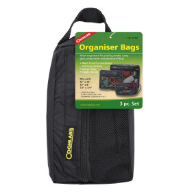 Coghlans Organizer Taschen Netzbeutel Packsack Set mit 3 Stück Gelb 