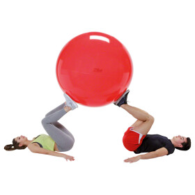 GYMNIC Ball Gymnastikball, Sitzball, 120 cm, rot
