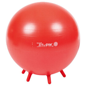 Gymnic Sitn Gym Sitzball,Gymnastikball,  ø 55 cm rot
