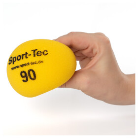 Schaumstoffball unbeschichtet, Ø 9 cm, gelb
