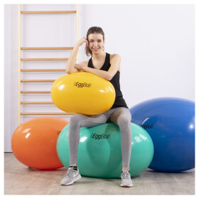 Pezzi EGG-Ball Therapierolle, Ø 45 cm x 65 cm, gelb