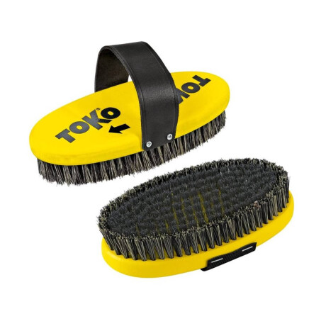 TOKO Base Brush oval Stahlbürste mit Handschlaufe