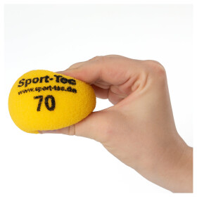 Schaumstoffball unbeschichtet, Ø 7 cm, gelb