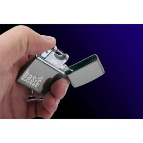 BasicNature Feuerzeug Arc USB poliert