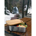 BasicNature Lunchbox Bamboo Edelstahl  0,8 L