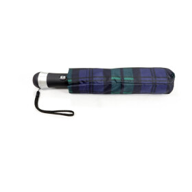 Origin Outdoors Regenschirm LED-Trek blau-grün kariert