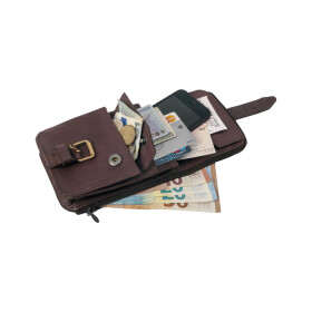 BasicNature Gürteltasche Belt Safe mokka