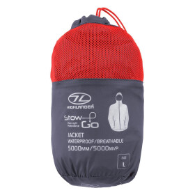 Highlander Regenjacke Stow and Go anthrazit, XXL