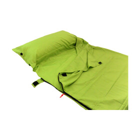 Origin Outdoors Sleeping Liner Mikrofaser grün, Deckenform