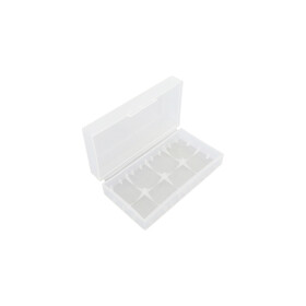 BasicNature Akku-Box für 2 x 18650 Akkus transparent