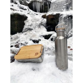 Origin Outdoors Lunchbox Bamboo-Clip Edelstahl  1,2 L