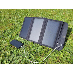 BasicNature Solar-Ladegerät Powerbank,5V / 21W
