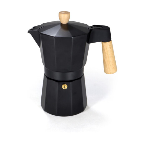 Origin Outdoors Espresso Maker Bellanapoli,6 Tassen mit Echtholzgriff