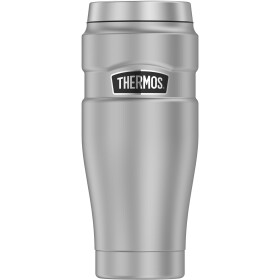 THERMOS® STAINLESS KING MUG 0,47 l, stainless steel mat - Isolier-Trinkbecher