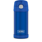 THERMOS® kids FUNTAINER STRAW BOTTLE 0,35 l, blue  - Isolier-Trinkflasche