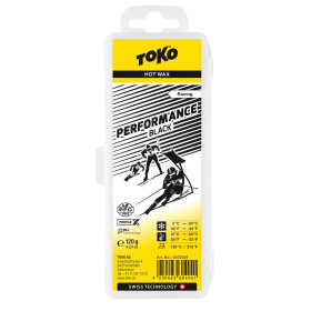 TOKO Performance Hot Wax schwarz 120g - Heisswax mit DLC...