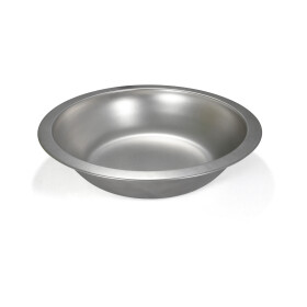 BasicNature Edelstahl Teller matt, tief