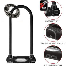 Master Lock BÜGELSCHLOß/8195LW, SCHWARZ...