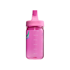 Nalgene Kinderflasche Grip-n-Gulp Sustain, 0,35 L mit Deckel pink musical elephant