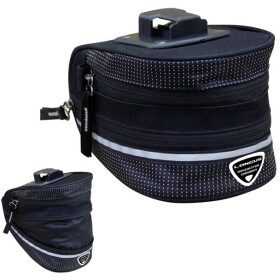 Longus SATTELTASCHE EXPAND QR, SCHWARZ QR-HALTERUNG F....