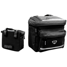 Longus LENKERTASCHE BAR M, SCHWARZ KLETTBEFEST. F. LENKER