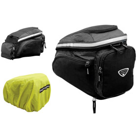 Longus Gepäckträgertasche Volume, Schwarz,...