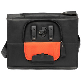 New Looxs RADTASCHE FELLINI LEDER BLACK 18L .