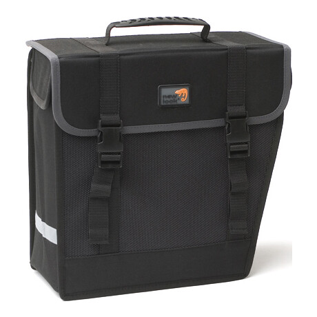 New Looxs RADTASCHE HYBRIDE RECHTS BLACK 16L POLYESTER 33X32,5X15CM