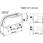 PRO Oberrohrtasche Discover Team 0,7 l