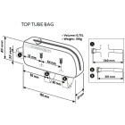 PRO Oberrohrtasche Discover 0,75 l