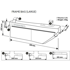 PRO Rahmentasche Discover 5,5 l
