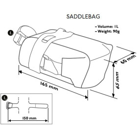PRO Satteltasche klein Discover 0,6 l