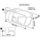 PRO Satteltasche klein Discover 0,6 l