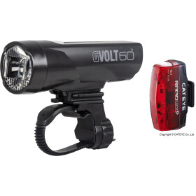 CATEYE Beleuchtungskit GVolt 60 Kit HL-EL550GNRC + Rapid...
