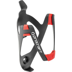 FLASCHENHALTER PROCRAFT Z-CAGE SCHWARZ ALU M.ROTEN GLEITPADS