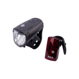 AXA AKKULEUCHTENSET, schwarz