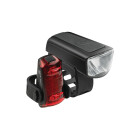 AXA AKKULEUCHTENSET DWN, schwarz