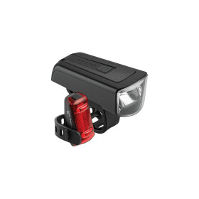 AXA AKKULEUCHTENSET DWN, schwarz