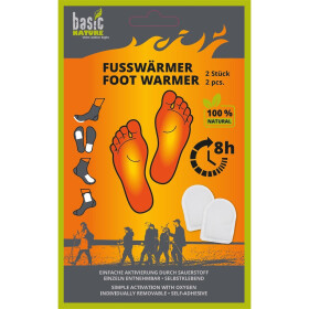 BasicNature Fußwärmer, 2 Stück