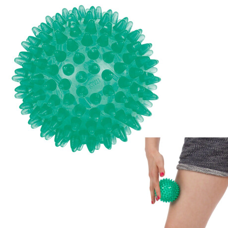 Reflex-Ball / Igelball / Massageball, 8 cm grün