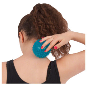 Reflex-Ball / Igelball / Massageball, 9 cm blau