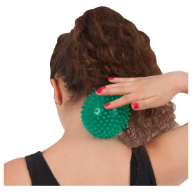 Reflex-Ball / Igelball / Massageball, 10 cm grün