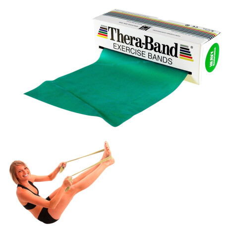 Thera-Band Übungsband 5,50 m x 12,8 cm stark, grün
