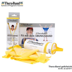 Thera-Band inkl. Tasche, gelb/leicht - 250 cm x 12,8 cm