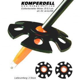 KOMPERDELL Eisflanken-Teller Winter - 8,5 cm Durchmesser