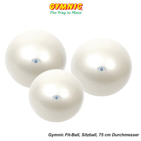 GYMNIC Fit-Ball, Sitzball, 75 cm Durchmesser
