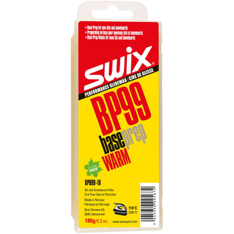 SWIX Skiwachs BasePrep Warm, Wärmebox-Wachs weich, 180 g